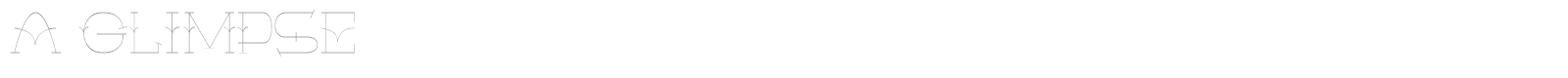 A Glimpse font preview